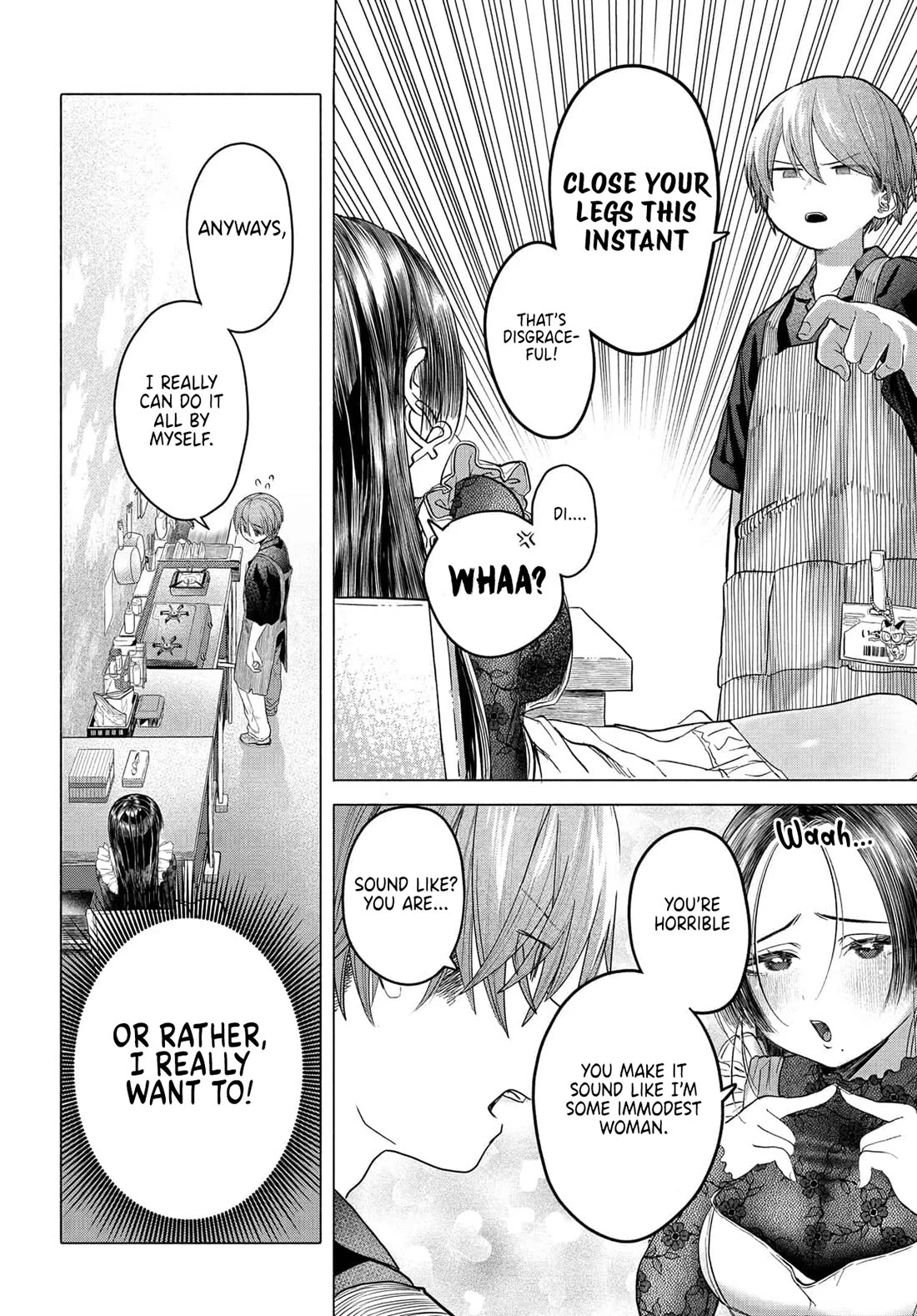 Miss Regular Customer Wants to Enjoy Chapter 36.1 page 4 - Chapter 36.1
