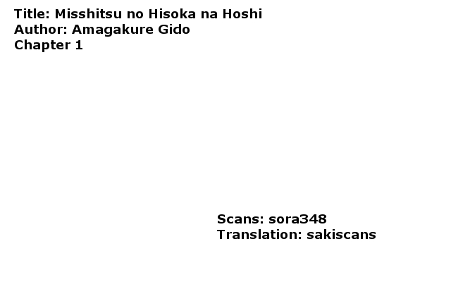 Misshitsu no Hisoka na Hoshi Chapter 1.2 page 31 - Chapter 1 v2 : Chapter 1