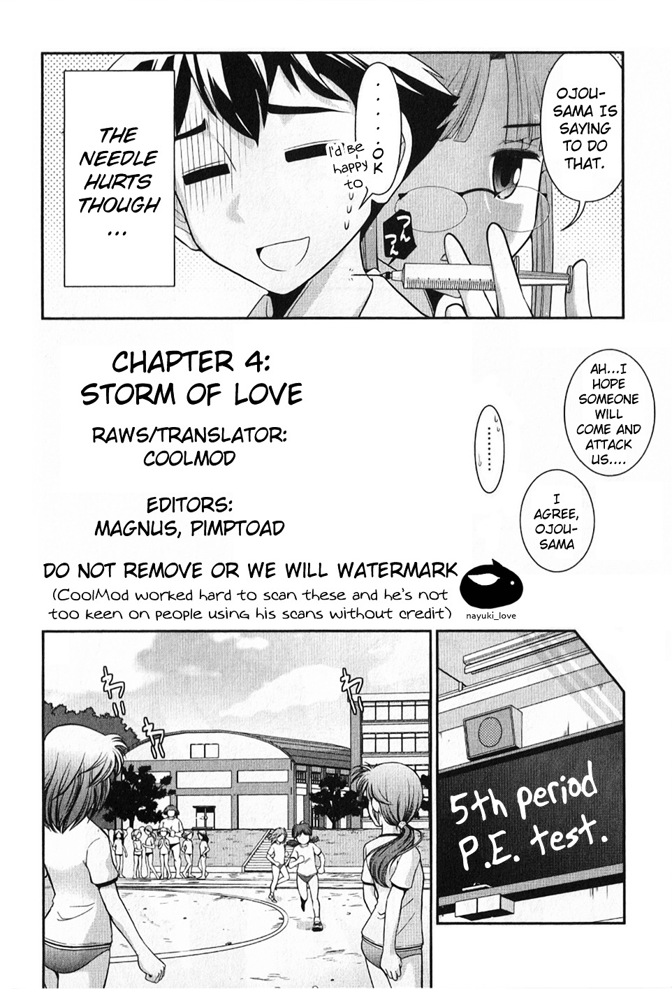 Mission! School Chapter 4 page 1 - Chapter 4 : Storm of Love