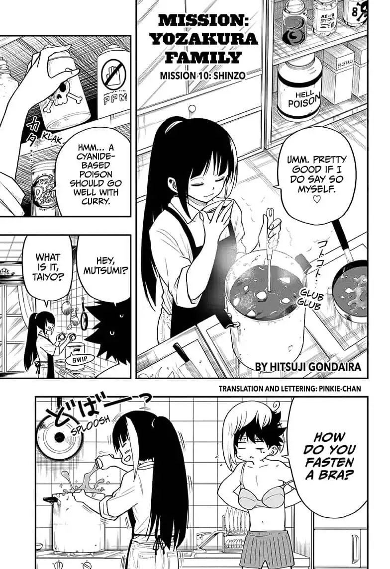 Mission: Yozakura Family Chapter 10 page 1 - Chapter 10: Mission 10: Shinzo
