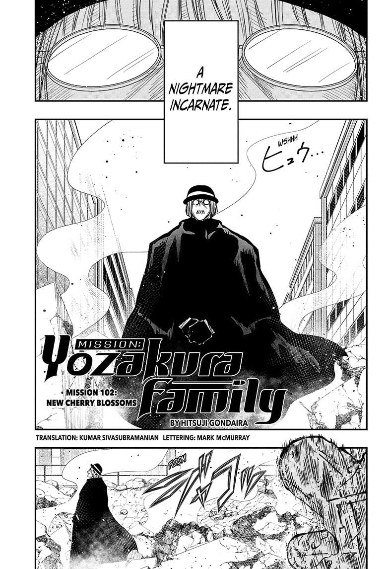 Mission: Yozakura Family Chapter 102 page 1 - Chapter 102