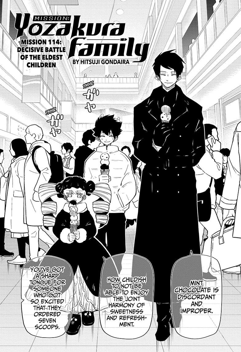 Mission: Yozakura Family Chapter 114 page 1 - Chapter 114