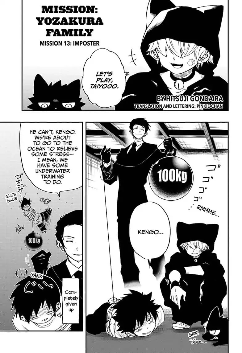 Mission: Yozakura Family Chapter 13 page 1 - Chapter 13: Mission 13: Imposter