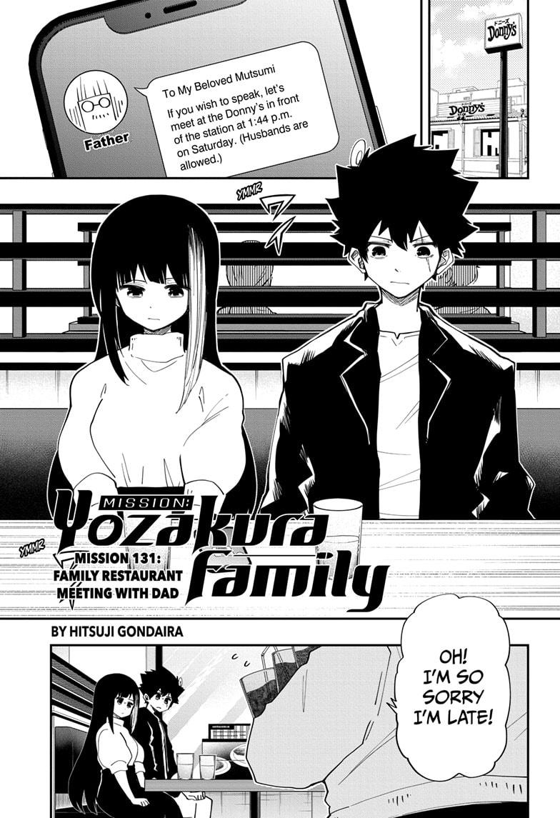 Mission: Yozakura Family Chapter 131 page 1 - Chapter 131