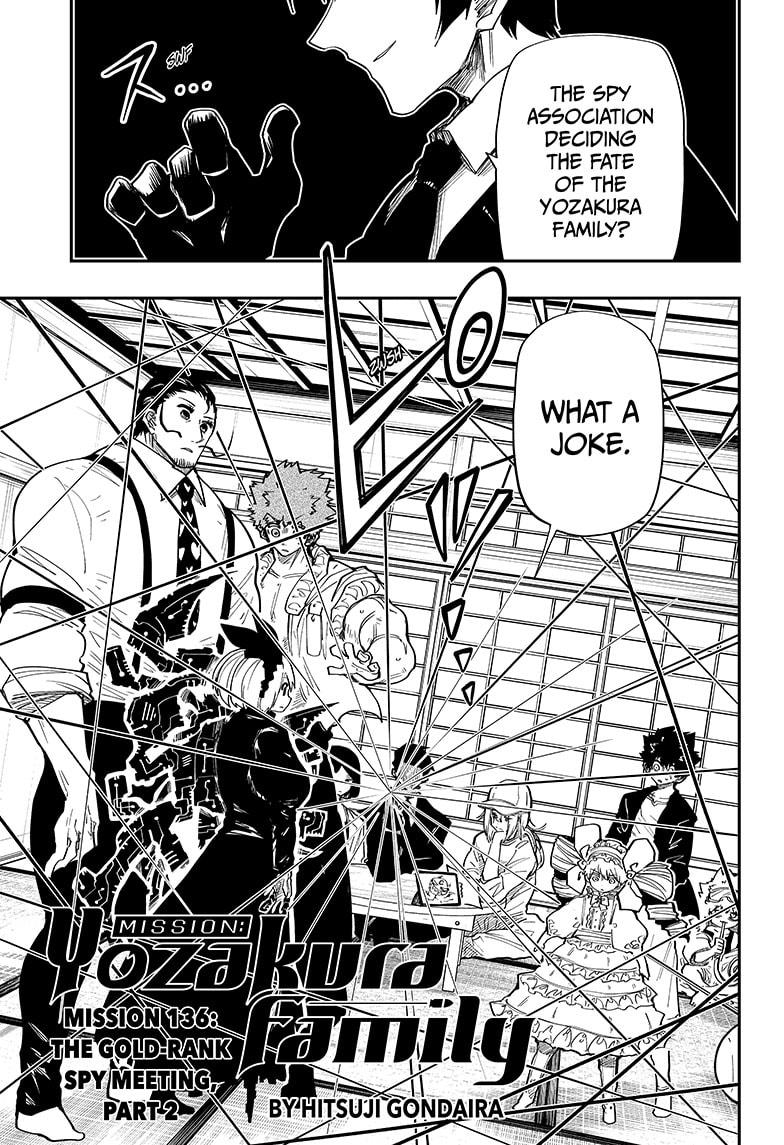 Mission: Yozakura Family Chapter 136 page 1 - Chapter 136