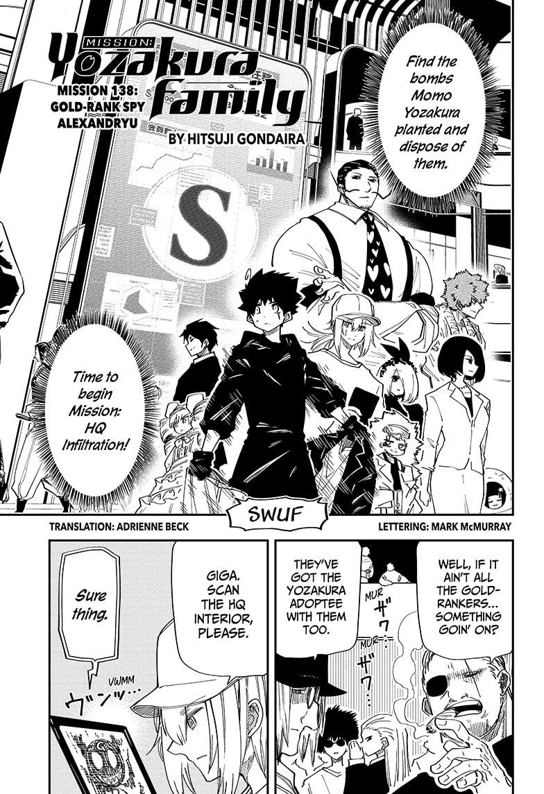 Mission: Yozakura Family Chapter 138 page 1 - Chapter 138