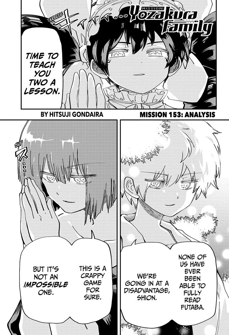 Mission: Yozakura Family Chapter 153 page 1 - Chapter 153