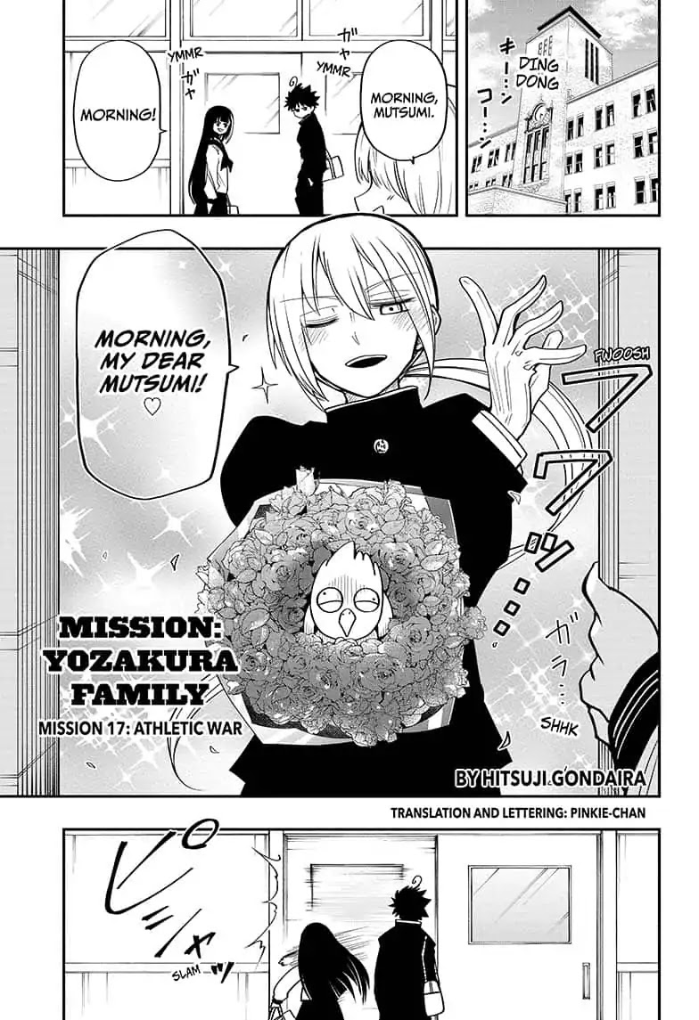 Mission: Yozakura Family Chapter 17 page 1 - Chapter 17: Mission 17: Athletic War