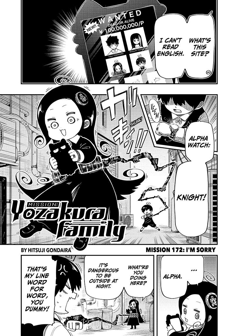 Mission: Yozakura Family Chapter 172 page 1 - Chapter 172