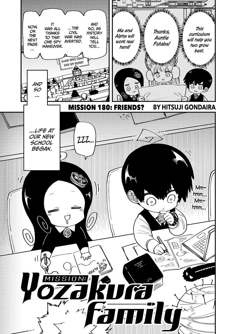Mission: Yozakura Family Chapter 180 page 1 - Chapter 180