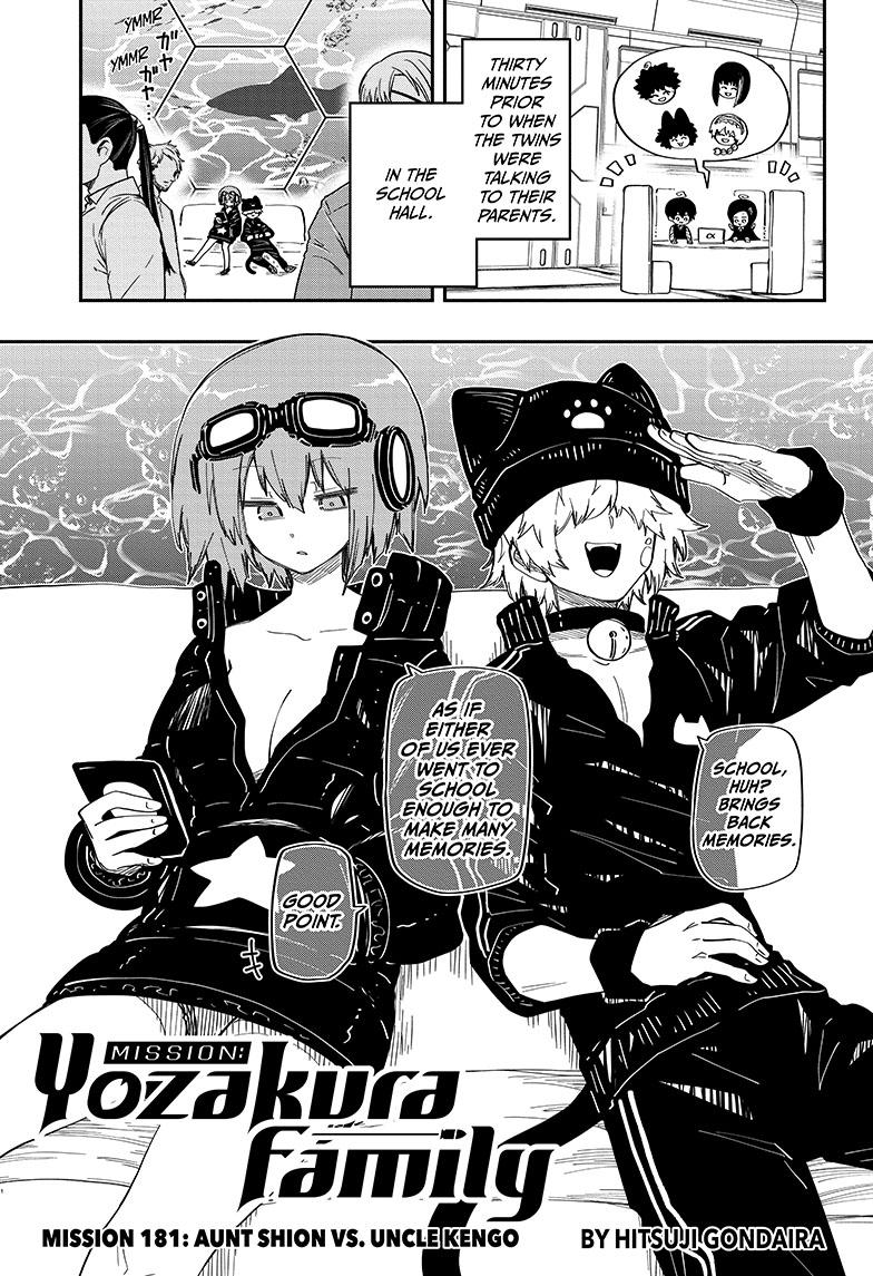 Mission: Yozakura Family Chapter 181 page 1 - Chapter 181