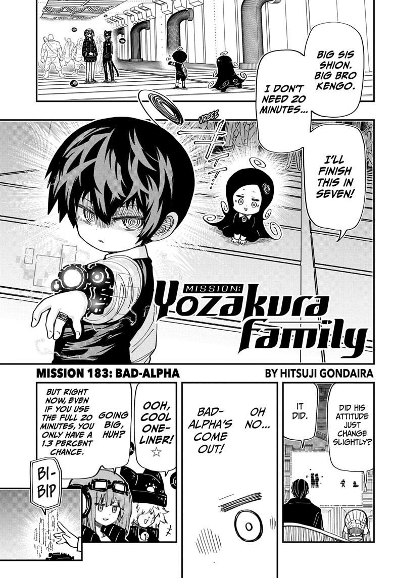 Mission: Yozakura Family Chapter 183 page 1 - Chapter 183