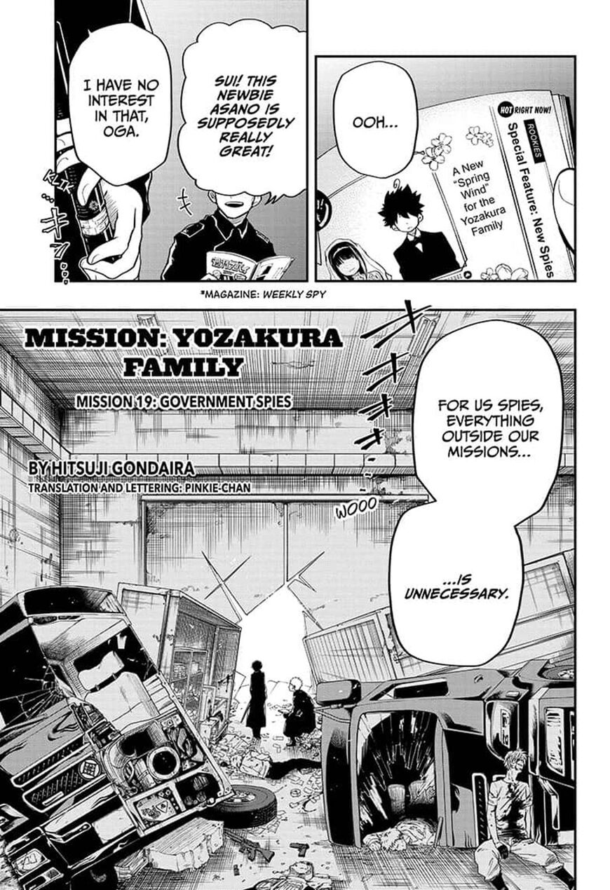 Mission: Yozakura Family Chapter 19 page 1 - Chapter 19