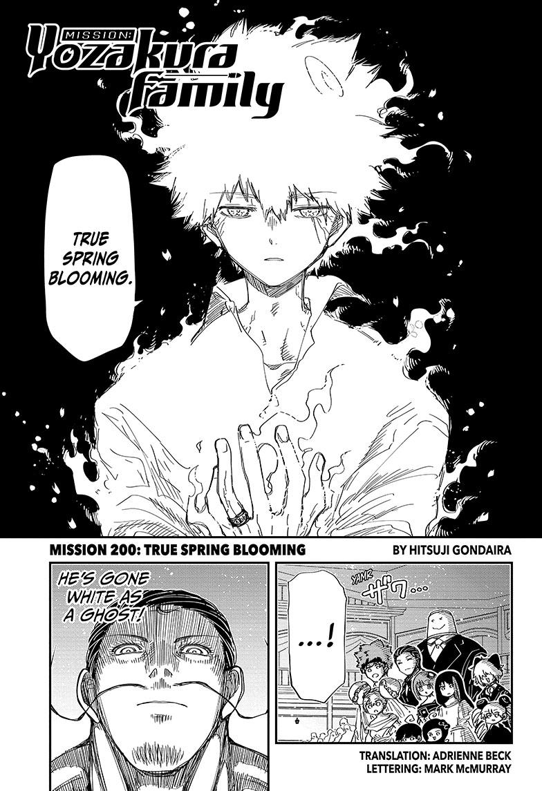 Mission: Yozakura Family Chapter 200 page 1 - Chapter 200