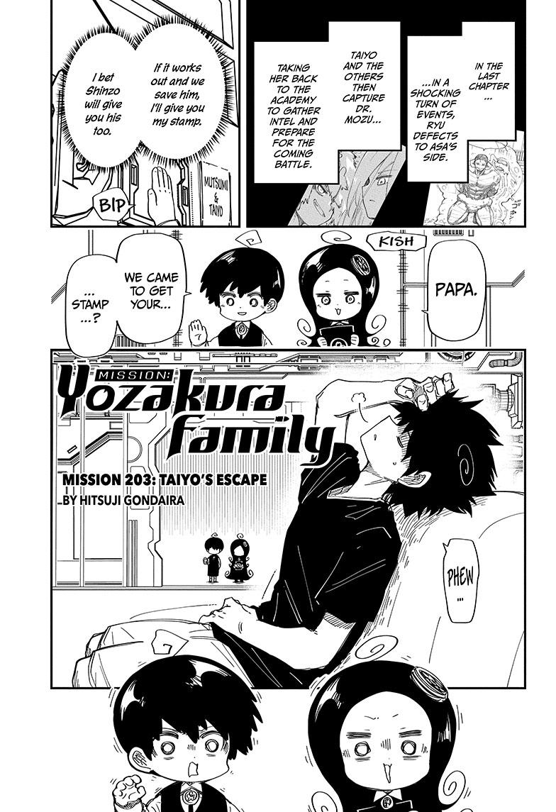 Mission: Yozakura Family Chapter 203 page 1 - Chapter 203