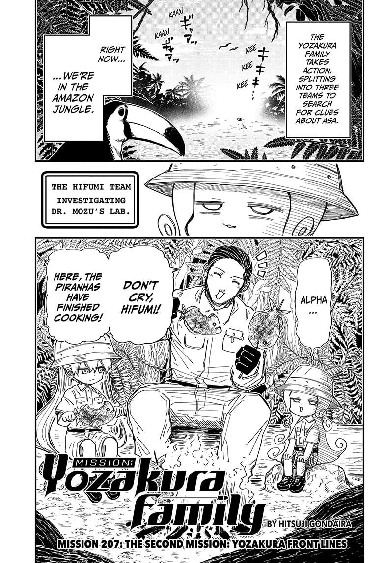 Mission: Yozakura Family Chapter 207 page 1 - Chapter 207
