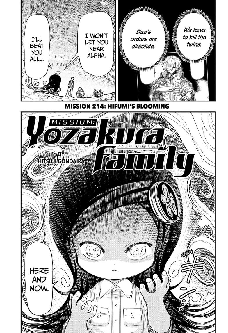 Mission: Yozakura Family Chapter 214 page 1 - Chapter 214
