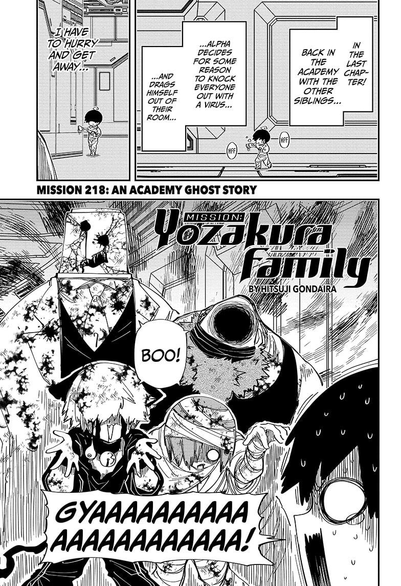 Mission: Yozakura Family Chapter 218 page 1 - Chapter 218