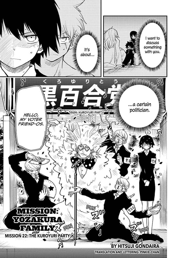 Mission: Yozakura Family Chapter 22 page 1 - Chapter 22