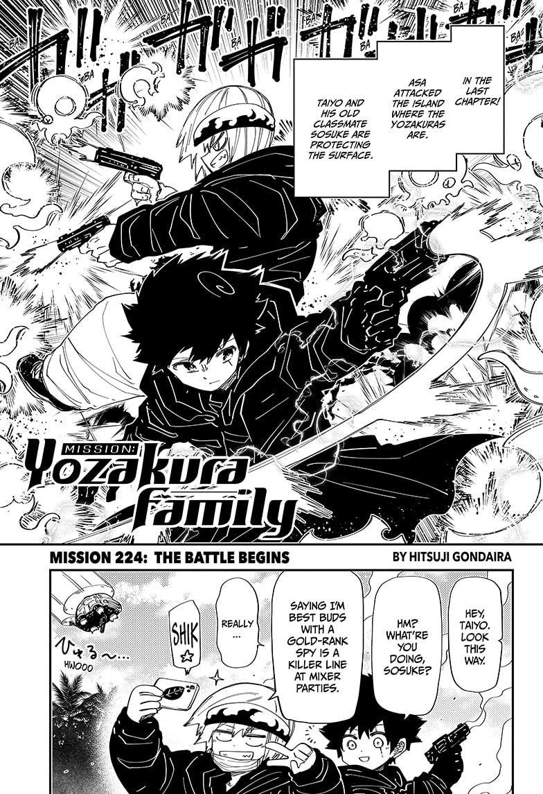 Mission: Yozakura Family Chapter 224 page 1 - Chapter 224