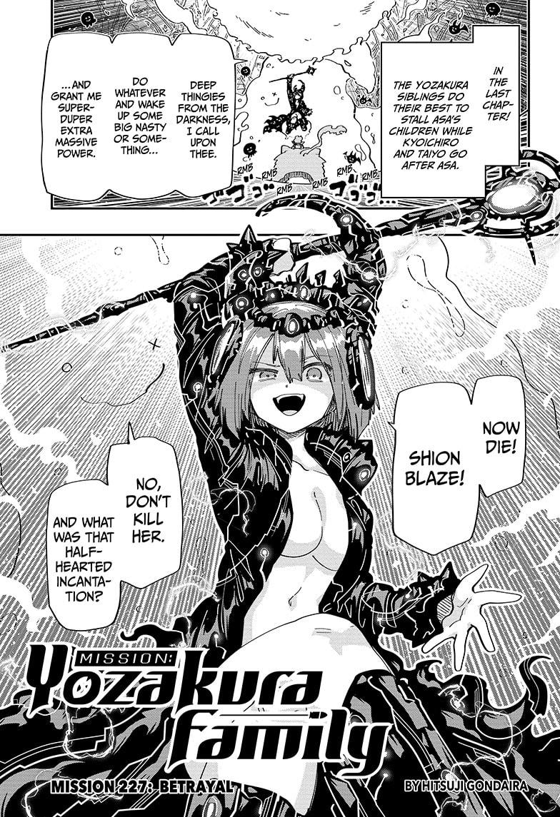 Mission: Yozakura Family Chapter 227 page 1 - Chapter 227