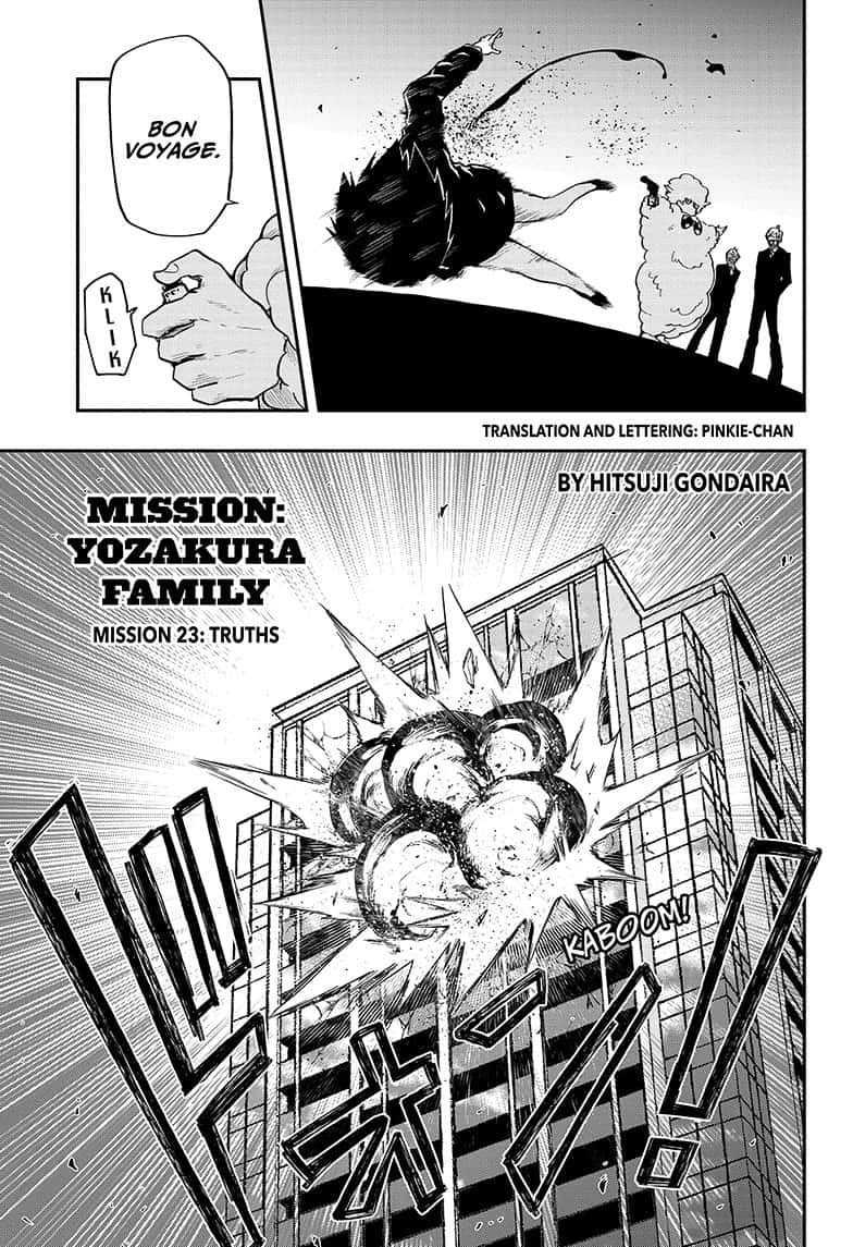 Mission: Yozakura Family Chapter 23 page 1 - Chapter 23: Mission 23