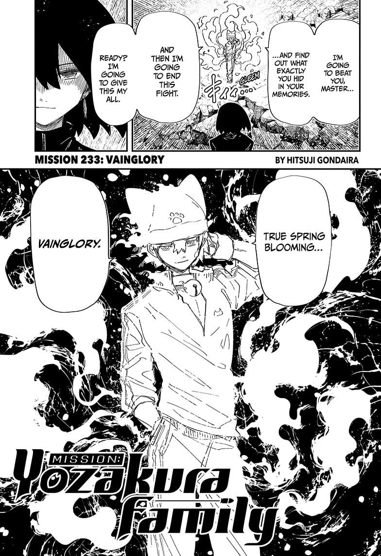 Mission: Yozakura Family Chapter 233 page 1 - Chapter 233