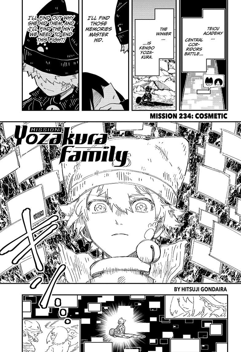 Mission: Yozakura Family Chapter 234 page 1 - Chapter 234