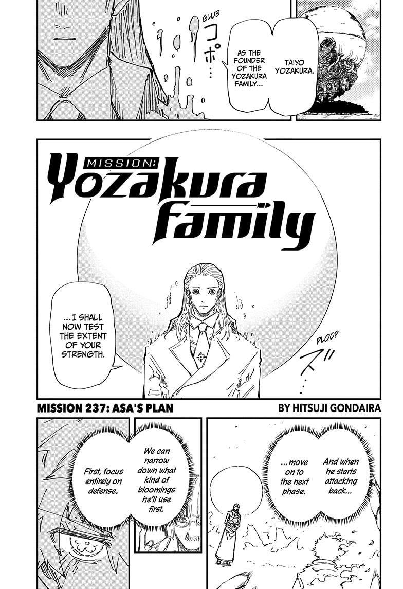 Mission: Yozakura Family Chapter 237 page 1 - Chapter 237