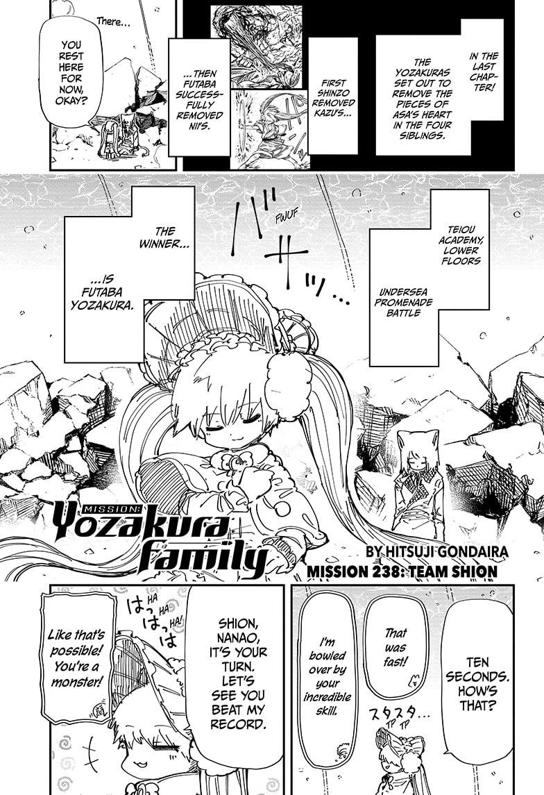 Mission: Yozakura Family Chapter 238 page 1 - Chapter 238
