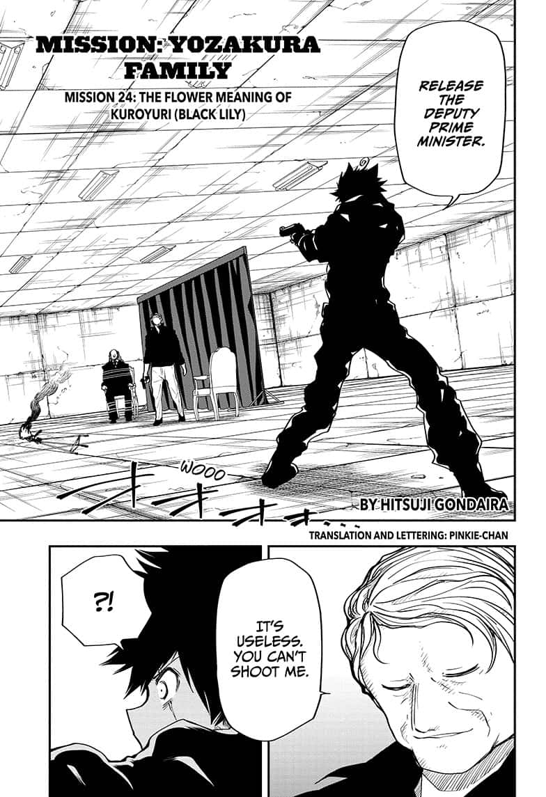 Mission: Yozakura Family Chapter 24 page 1 - Chapter 24: Mission 24
