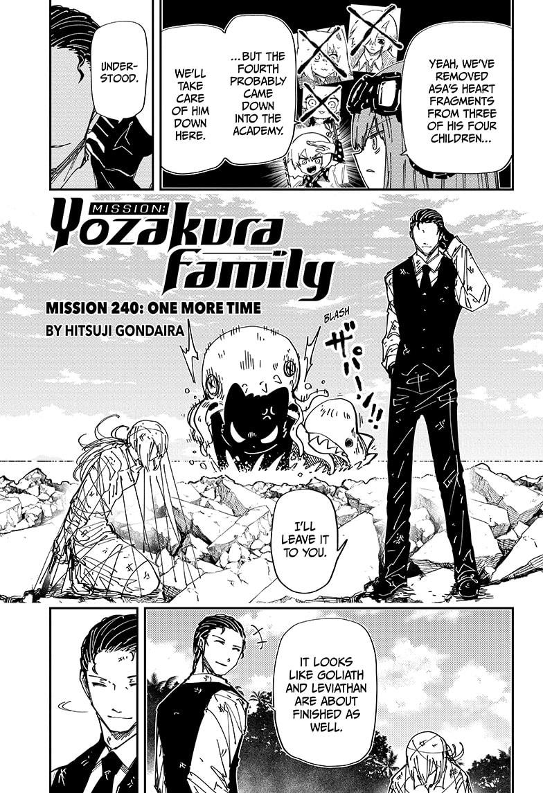 Mission: Yozakura Family Chapter 240 page 1 - Chapter 240