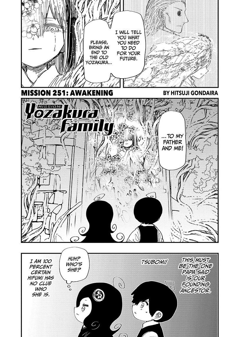 Mission: Yozakura Family Chapter 251 page 1 - Chapter 251
