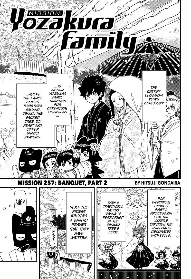 Mission: Yozakura Family Chapter 257 page 1 - Chapter 257