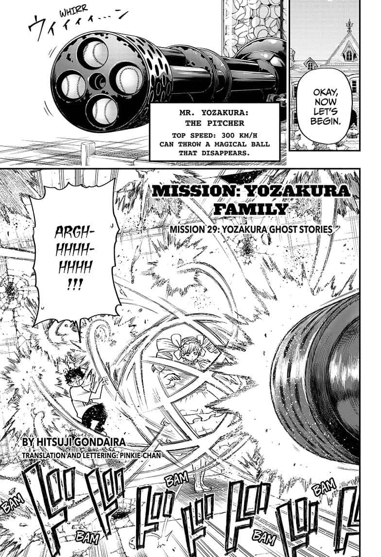 Mission: Yozakura Family Chapter 29 page 1 - Chapter 29