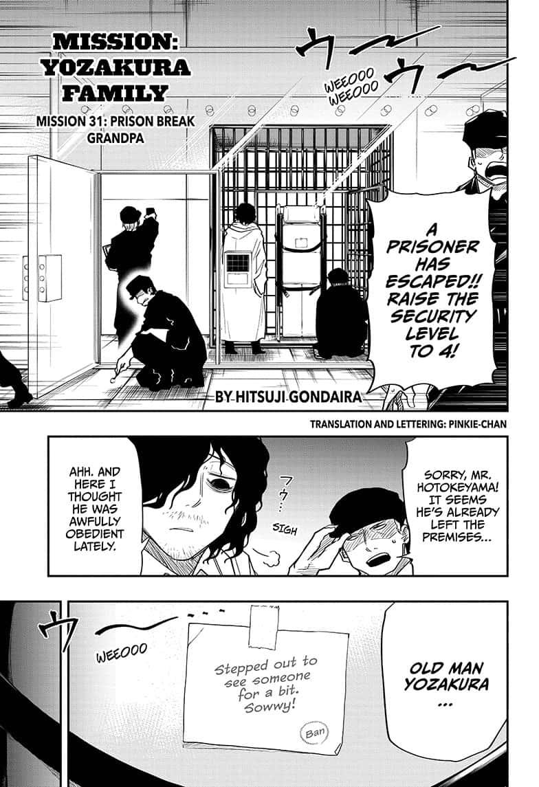Mission: Yozakura Family Chapter 31 page 1 - Chapter 31