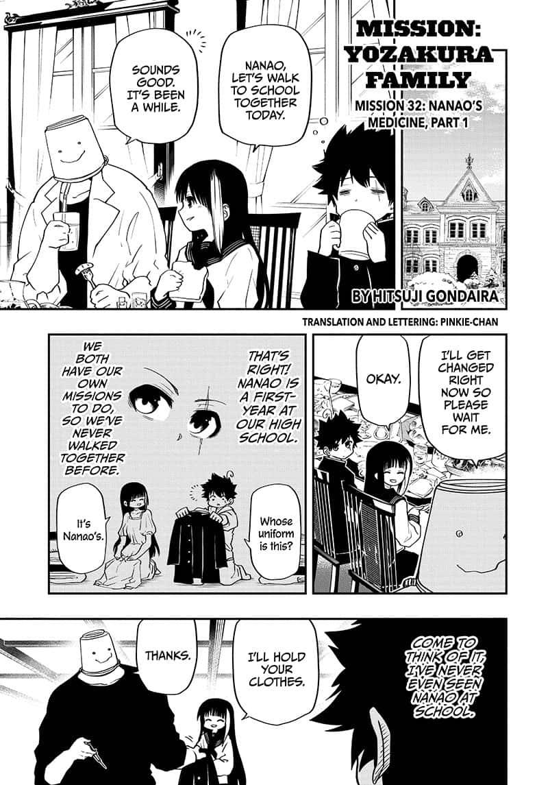 Mission: Yozakura Family Chapter 32 page 1 - Chapter 32
