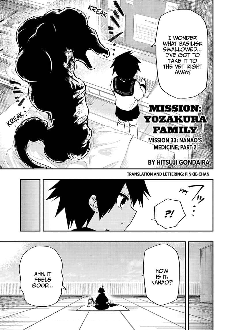 Mission: Yozakura Family Chapter 33 page 1 - Chapter 33