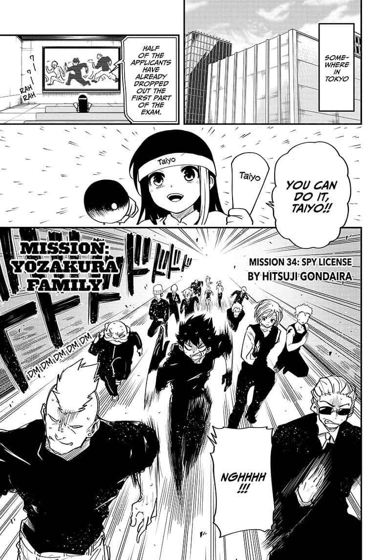 Mission: Yozakura Family Chapter 34 page 1 - Chapter 34