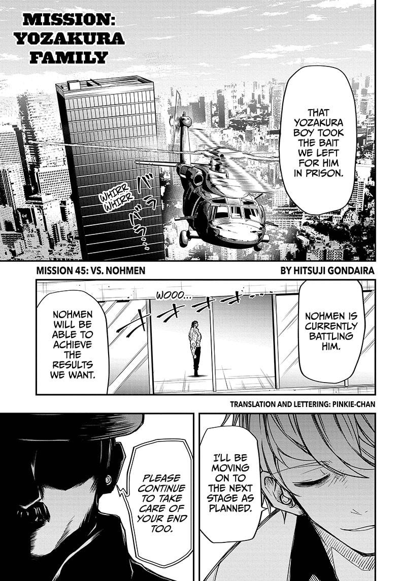 Mission: Yozakura Family Chapter 45 page 1 - Chapter 45