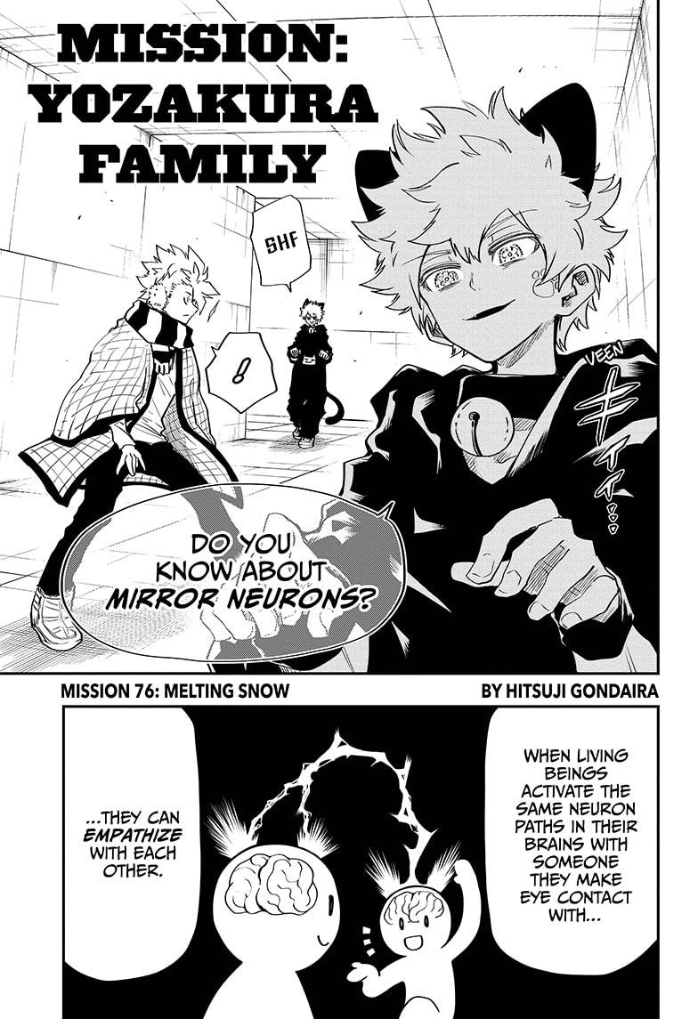 Mission: Yozakura Family Chapter 76 page 1 - Chapter 76