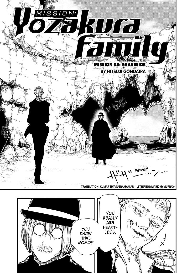Mission: Yozakura Family Chapter 85 page 1 - Chapter 85