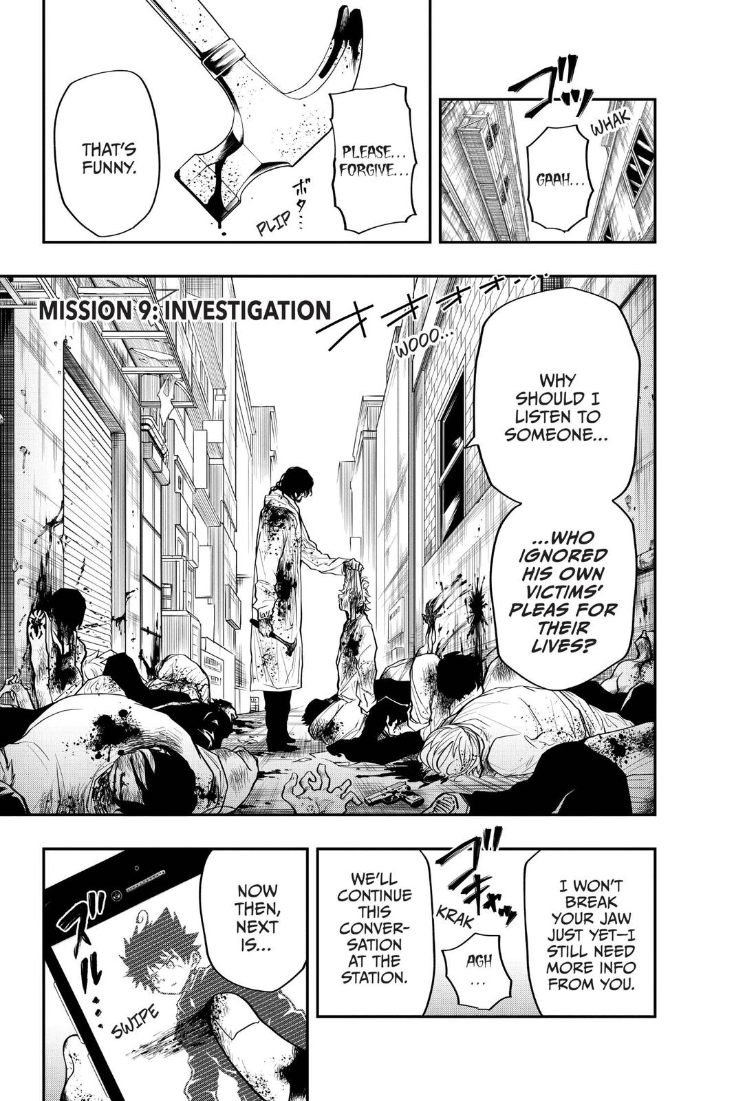Mission: Yozakura Family Chapter 9 page 1 - Chapter 9