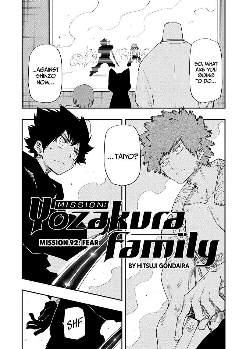 Mission: Yozakura Family Chapter 92 page 1 - Chapter 92
