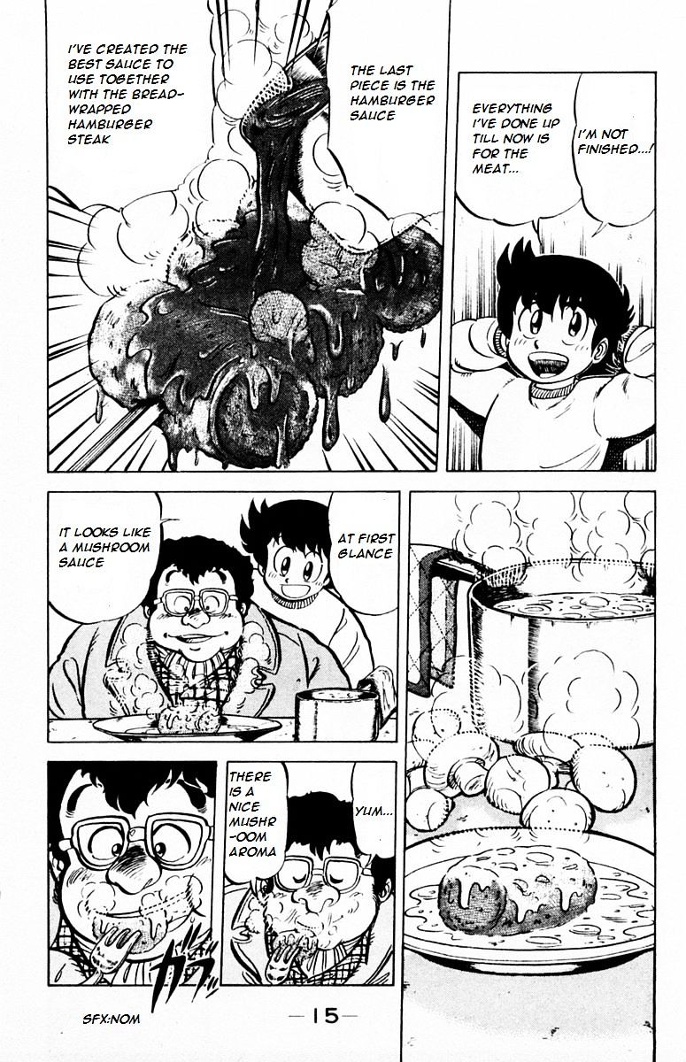Mister Ajikko Chapter 27 page 13 - Chapter 27 : What to do about the sauce?