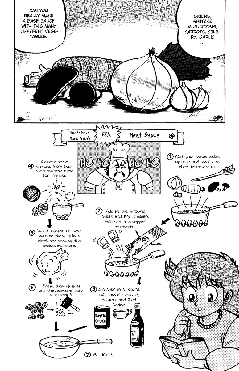 Mister Ajikko Chapter 3 page 4 - Chapter 3 : Meat Sauce and Vegetables