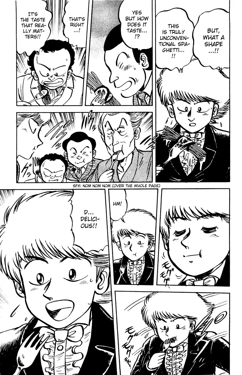 Mister Ajikko Chapter 6 page 15 - Chapter 6 : Result of the Spaghetti Battle