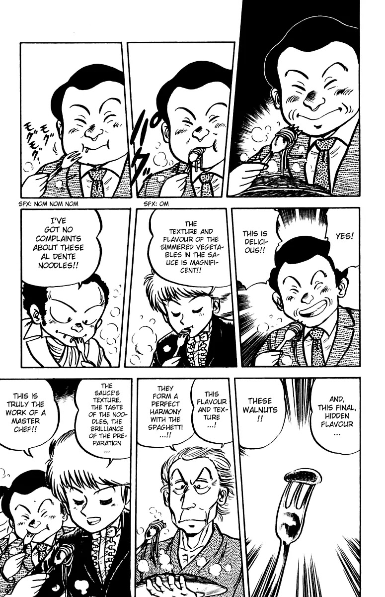 Mister Ajikko Chapter 6 page 9 - Chapter 6 : Result of the Spaghetti Battle
