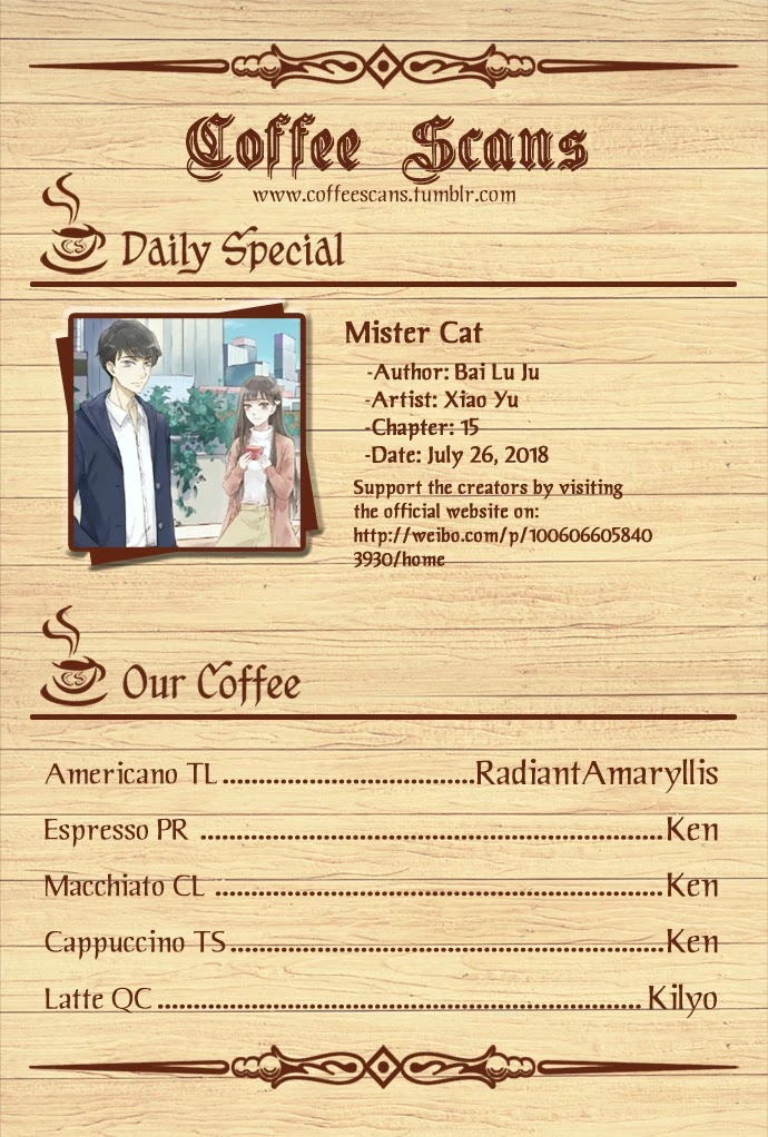 Mister Cat Chapter 15 page 1 - Chapter 15: ZhaJiang Noodles