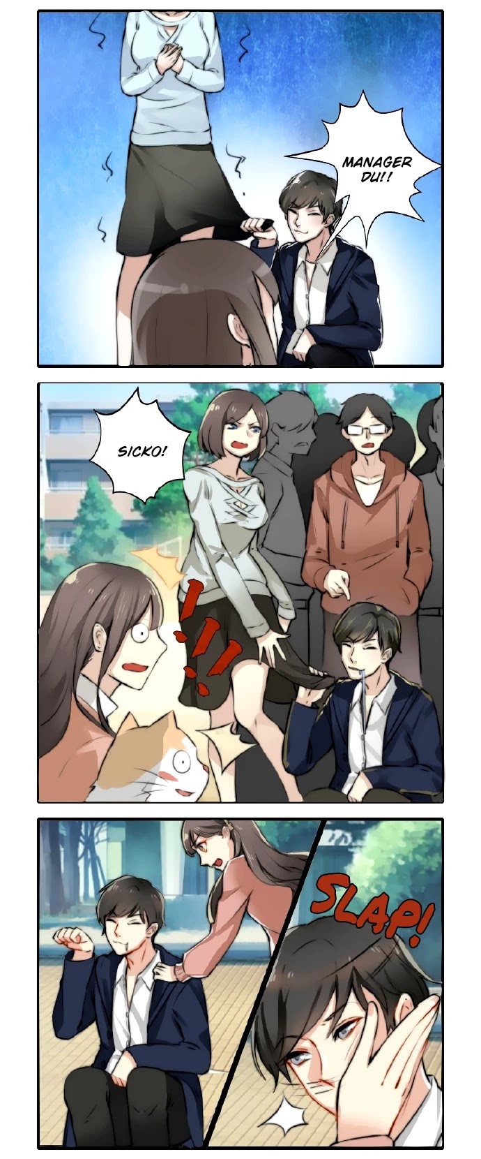 Mister Cat Chapter 21 page 3 - Chapter 21: Bite... Him?